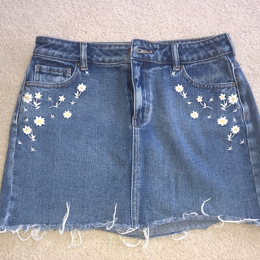 Lottie Moss Jean Skirt